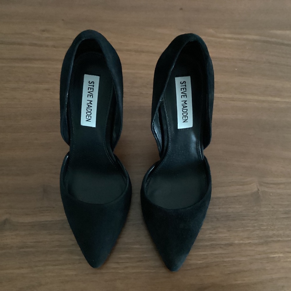 Steven Madden black heels VARCITYY